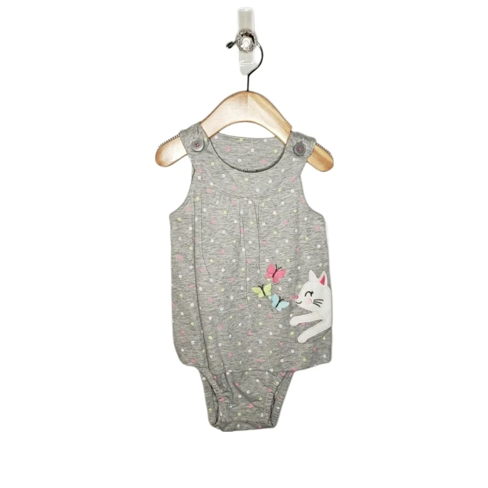 NWT Carter's 18 Months Baby Girl Kitty Sun Suit Sleeveless Onesie